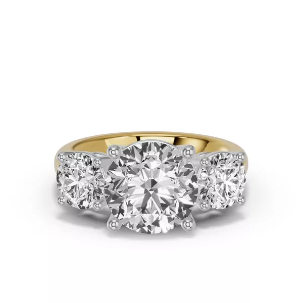 Classic Three-Stone Lab Engagement Ring (2 ct. tw.)