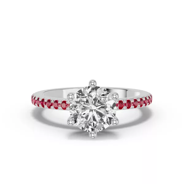 Chroma Ruby Engagement Ring