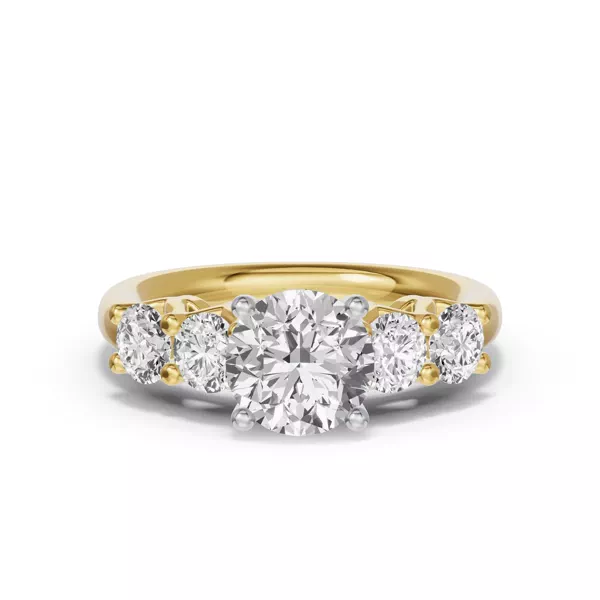Unity Prong 5-Stone Lab Engagement Ring
