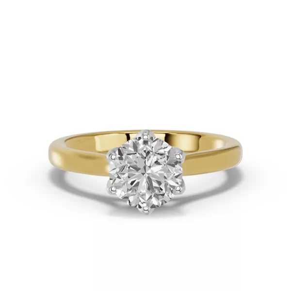 Marigold Tulip Engagement Ring (2mm)