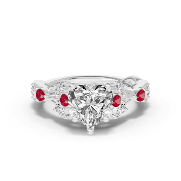 Setting Botanical Twist Ruby
