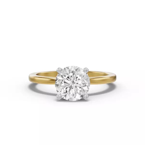 Windy Solitaire Ring