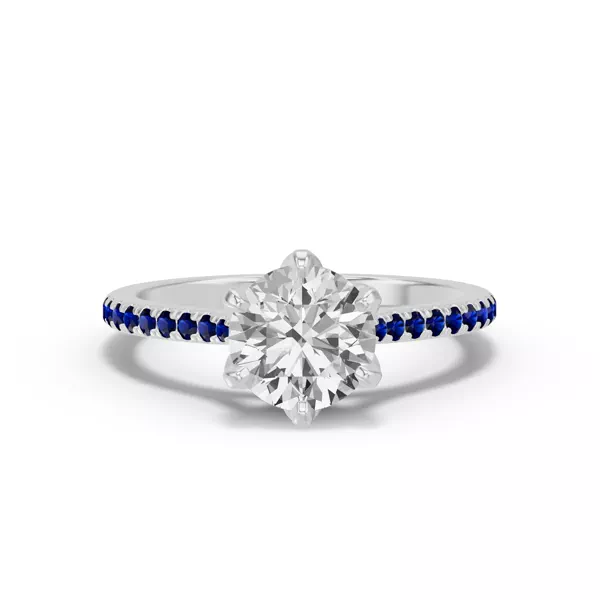 Marigold Tulip Inspired Sapphire Ring