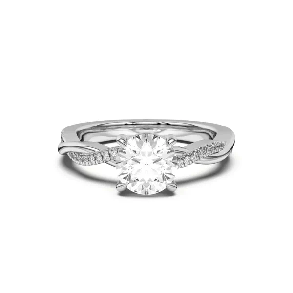 Hana Diamond Twist Engagement Ring