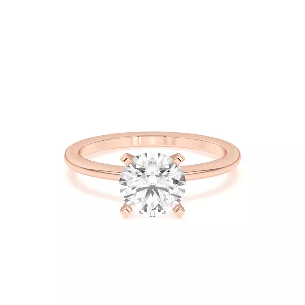 Ally Classic Solitaire Engagement Ring (1.4mm)