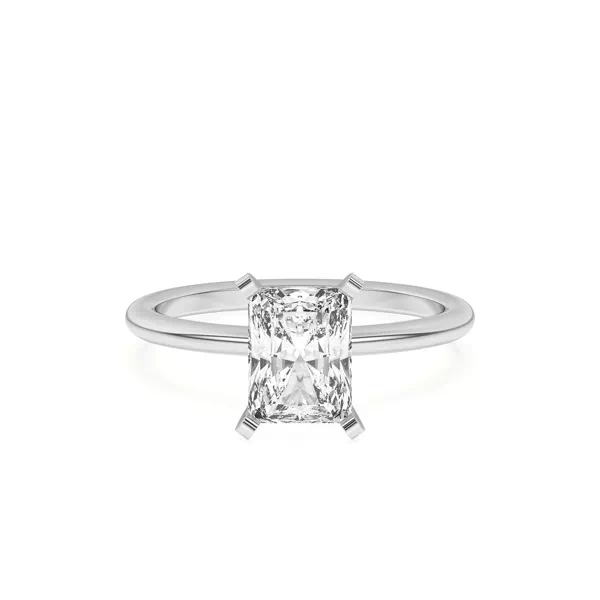 Ally Classic Solitaire Engagement Ring (1.4mm) With 1.19 Carat Radiant Diamond