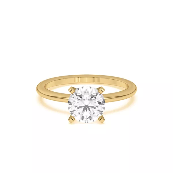 Ally Classic Solitaire Engagement Ring (1.4mm)