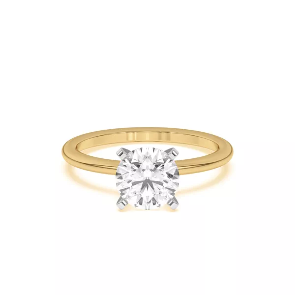 Ally Classic Two-Tone Engagement Ring (1.4mm)