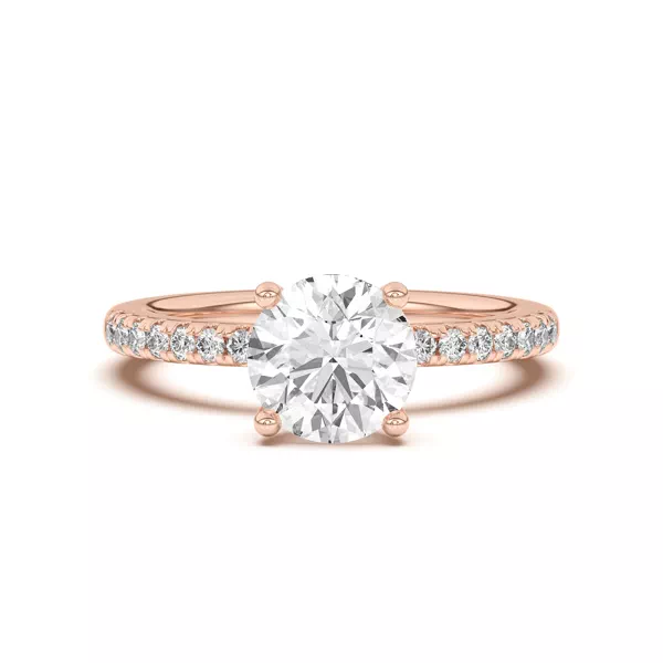 Britta Pavé Hidden Circlet And Band Engagement Ring