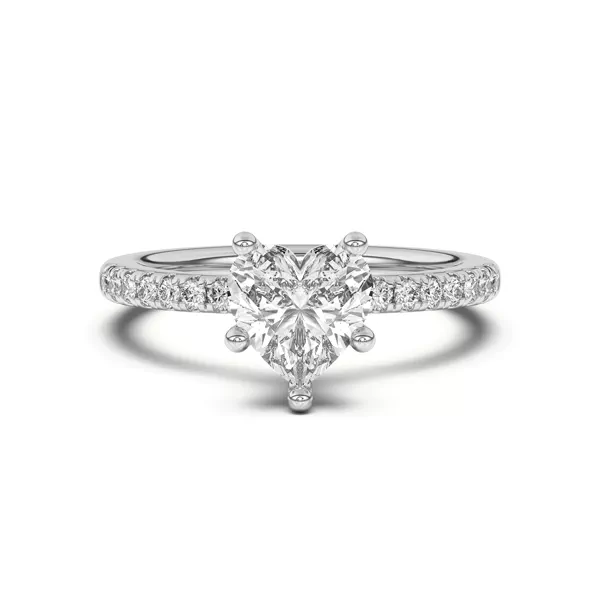 Britta Pavé Hidden Circlet And Band Engagement Ring