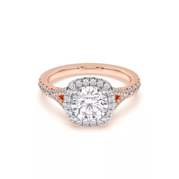 Sue Timeless Two-Tone Halo Ring