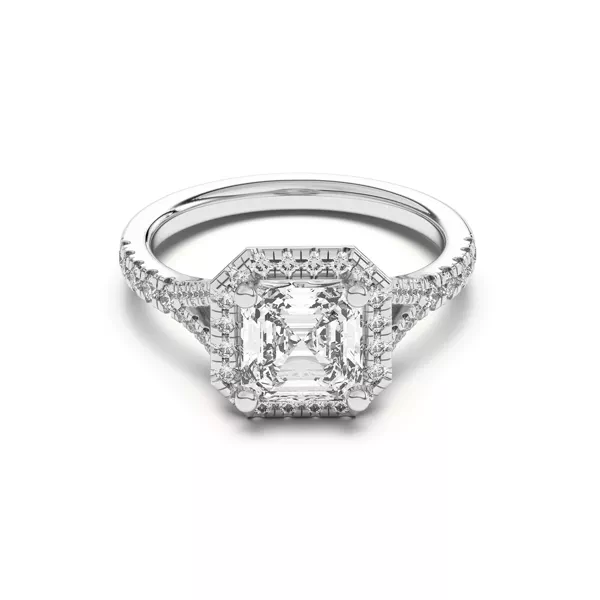 Sue Timeless Halo Engagement Ring