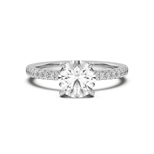 Diane Pavé Hidden Halo Engagement Ring