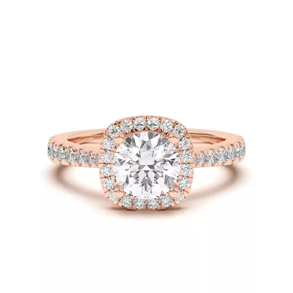 Cici Halo Engagement Ring