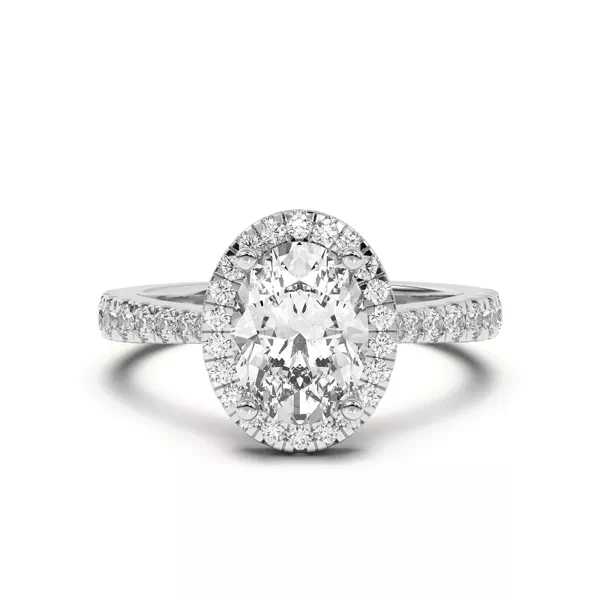 Cici Halo Engagement Ring