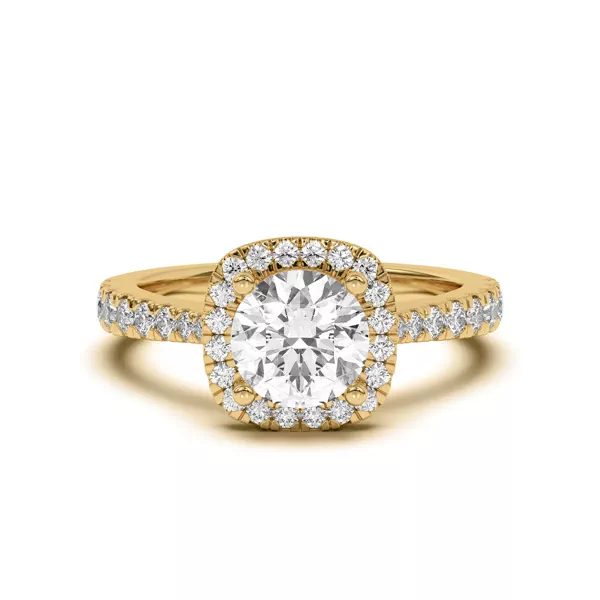 Cici Halo Engagement Ring