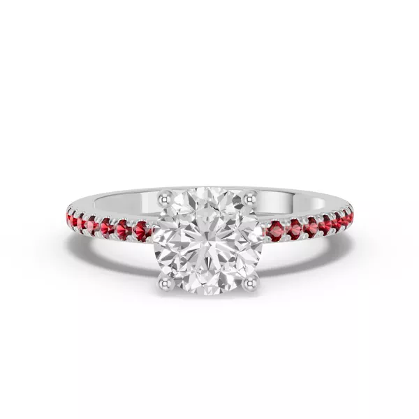 Spectra Garnet Engagement Ring
