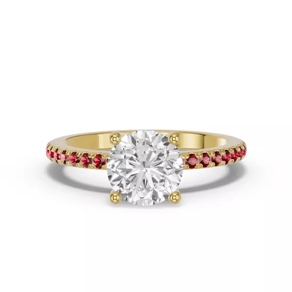 Spectra Garnet Engagement Ring