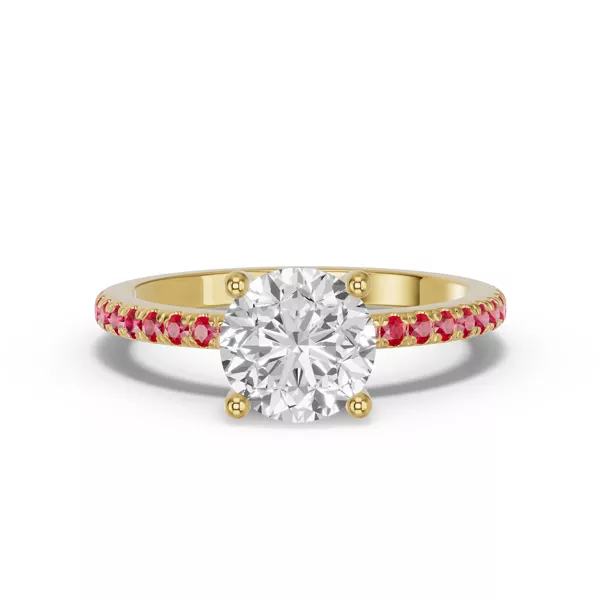 Spectra Ruby Engagement Ring