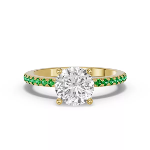 Spectra Tsavorite Engagement Ring