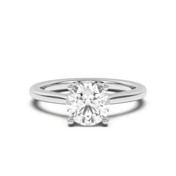 Sonja Diamond Bridge Hidden Halo Engagement Ring