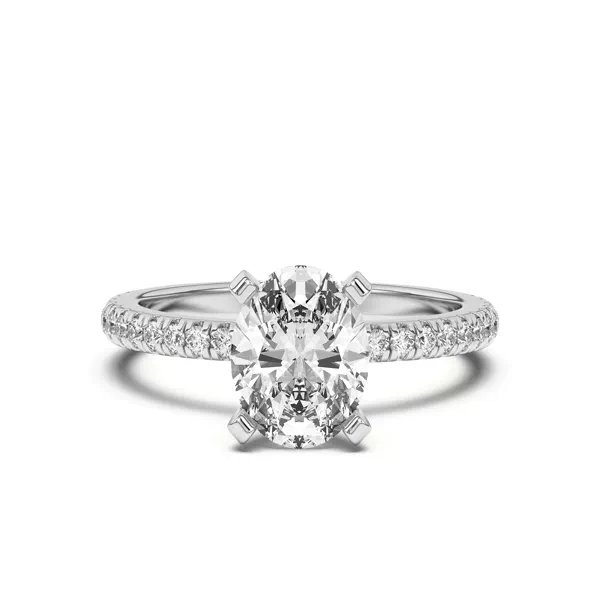 Donna Timeless Pavé Engagement Ring