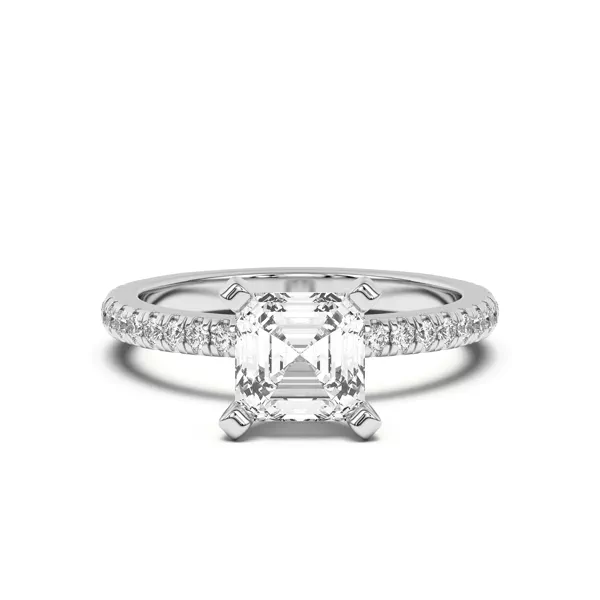 Donna Timeless Pavé Engagement Ring
