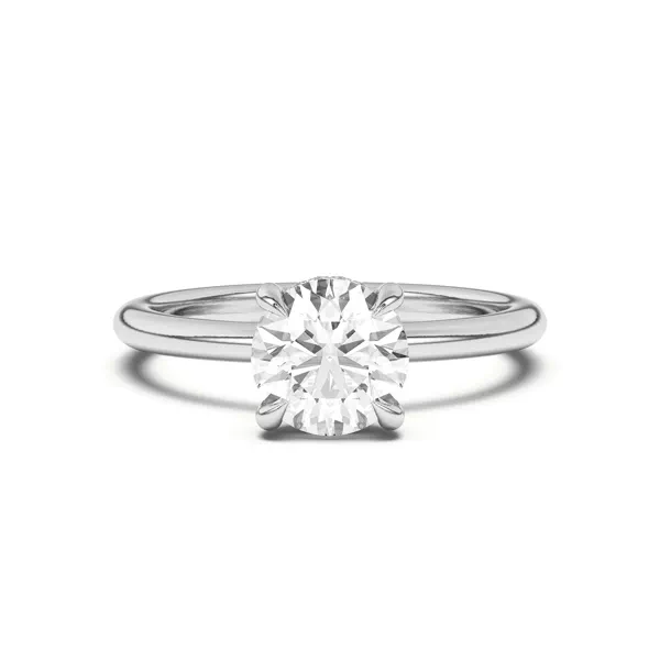 Joelle Hidden Halo Diamond Engagement Ring