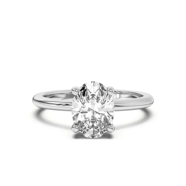Beverly Timeless Hidden Halo Engagement Ring
