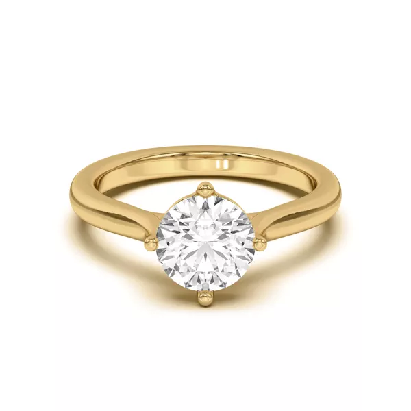 Peggy Compass-Set Cathedral Engagement Ring