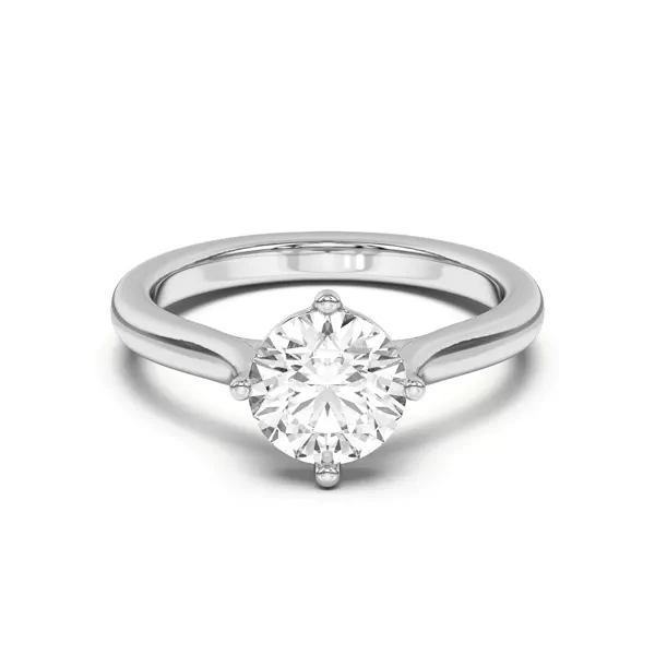 Peggy Compass-Set Cathedral Engagement Ring