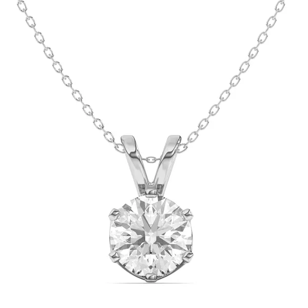 Setting Joya Scooped Solitaire Pendant
