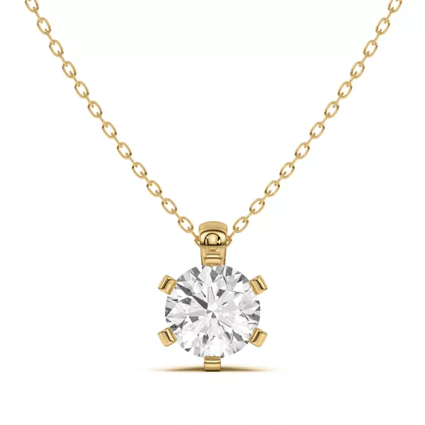 Setting Celestial Prong Solitaire Pendant