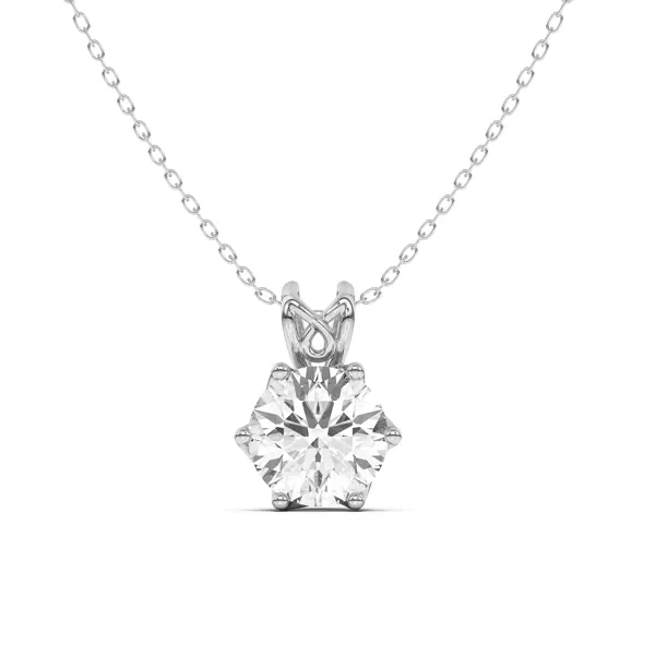 Setting Isabella Interwining Solitaire Pendant