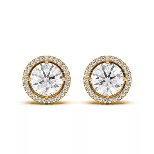 Ella Compass Halo Earrings