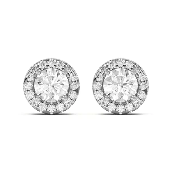 Setting Eva Classic Halo earrings