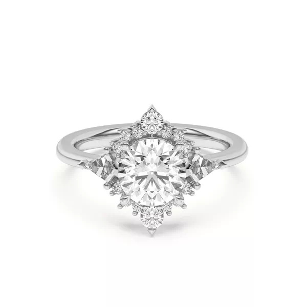 Steph Kite Halo Engagement Ring