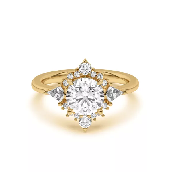 Steph Kite Halo Engagement Ring