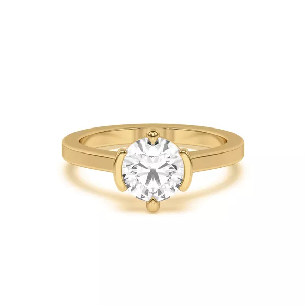 Prisma Mixed Prong Engagement Ring
