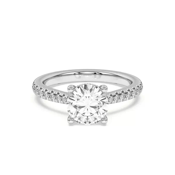Sonja Grand Pavé Hidden Halo Engagement Ring