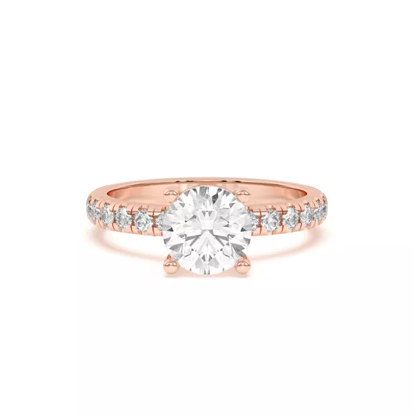 Betsy Grand Lab Pavé Engagement Ring