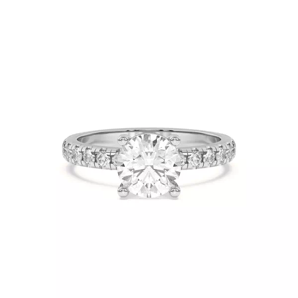 Betsy Grand Lab Pavé Engagement Ring