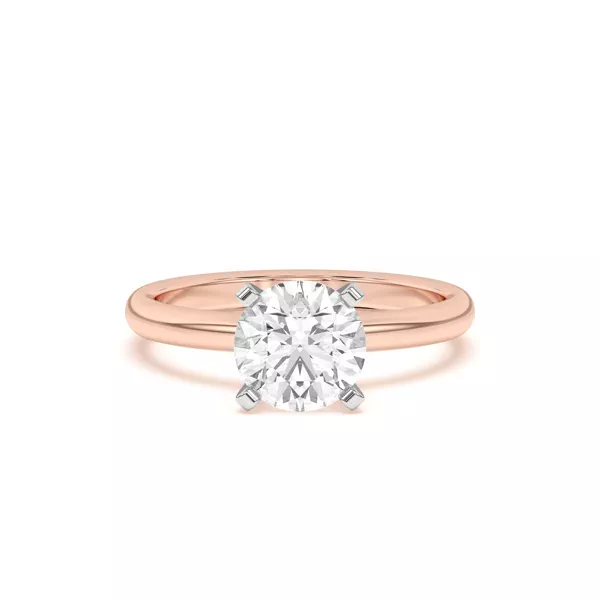 Ally Classic Two-Tone Engagement Ring (2mm)