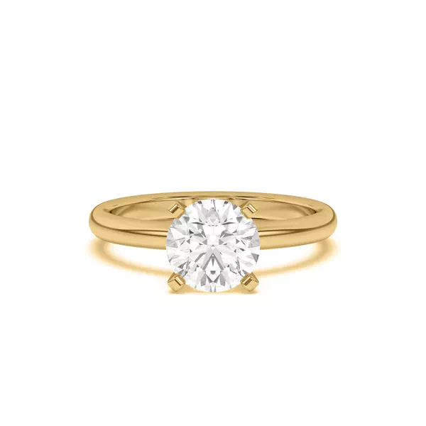 Ally Classic Solitaire Engagement Ring (2mm)