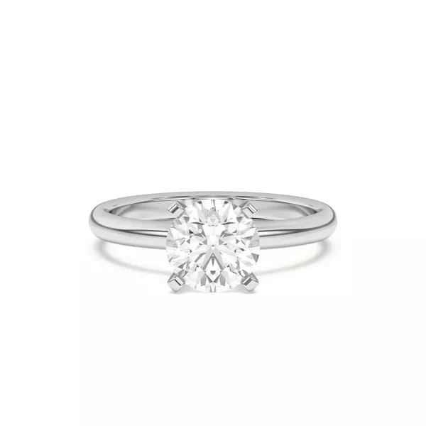 Ally Classic Solitaire Engagement Ring (2mm)