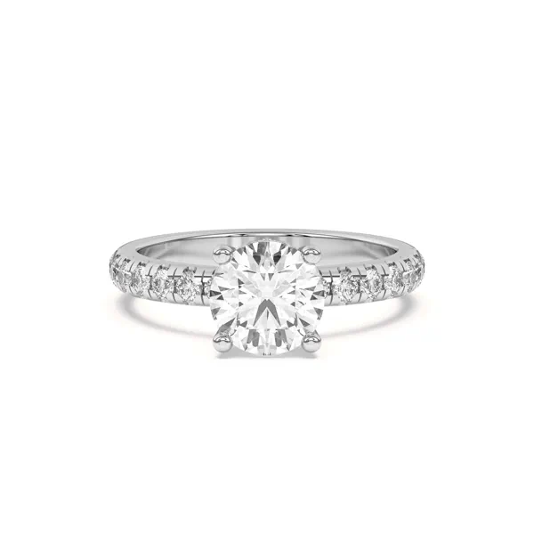 Marie Majestic Hidden Halo Pavé Ring