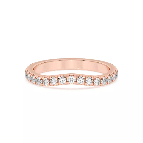 Petalo Pavé Curved Band