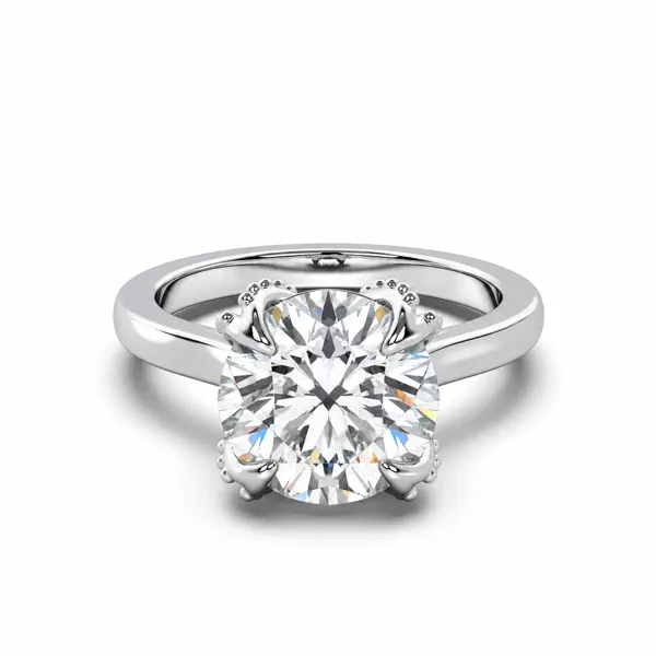 Setting Perla Beaded Tulip Solitaire