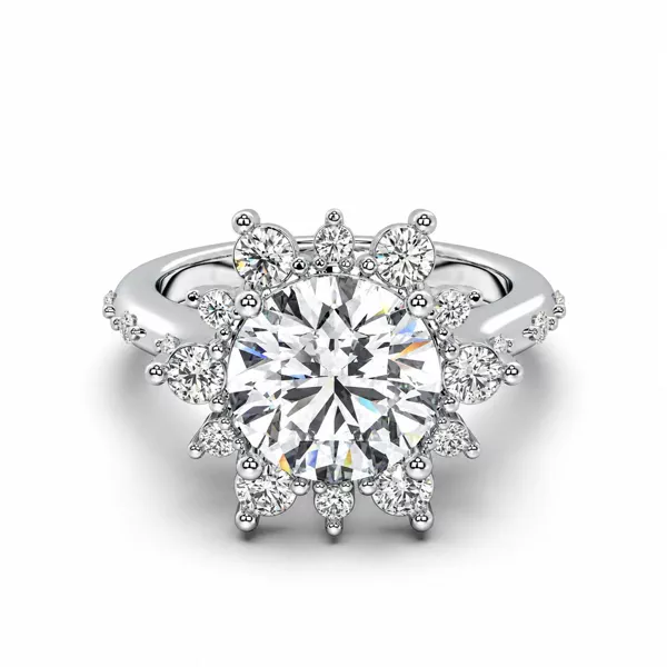 Setting Solara Sunburst Lab Diamond
