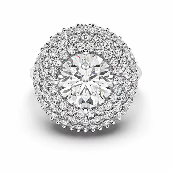 Setting Portella Domed Halo Lab Diamond